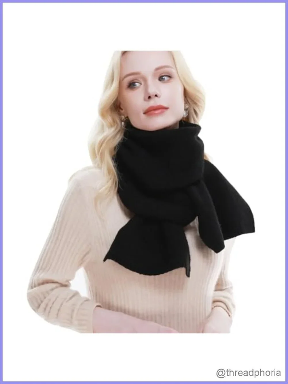 Women's Winter Knit Scarf Soft Cozy Warm Accessory